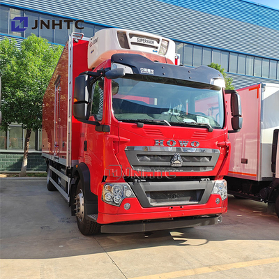 HOWO TX 7.8m 20 টন রেফ্রিজারেটেড ট্রাক ভ্যান আইসক্রিম/সমুদ্রের খাদ্য ফ্রিজার যানবাহন ভারী দায়িত্ব রেফ্রিজারেটর গাড়ি বিক্রয়