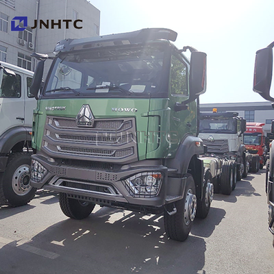 সিনো হাও এনএক্স 8x4 ভারী দায়িত্ব 12 চাকার কার্গো ডাম্প ট্রাক শ্যাসি বকেট ছাড়াই