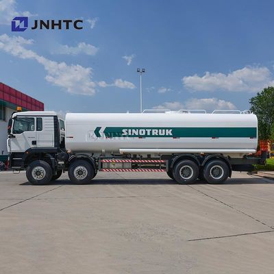 হাও TX স্প্রিংলিং ওয়াটার ট্যাঙ্ক ট্রাক 371hp 8x4 ওয়াটার ট্যাঙ্ক ট্রাক