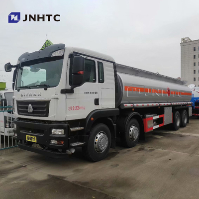 Sinotruk Howo Euro2 8x4 15cbm জ্বালানী ট্যাংক ট্রাক স্টেইনলেস স্টীল অ্যালুমিনিয়াম খাদ 5083