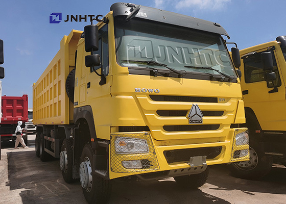 12 হুইলার Sinotruk Howo 31 টন ক্যামিওন ডাম্প ট্রাক 8x4