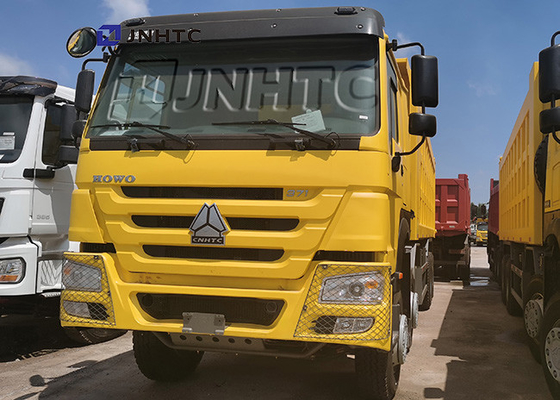 12 হুইলার Sinotruk Howo 31 টন ক্যামিওন ডাম্প ট্রাক 8x4