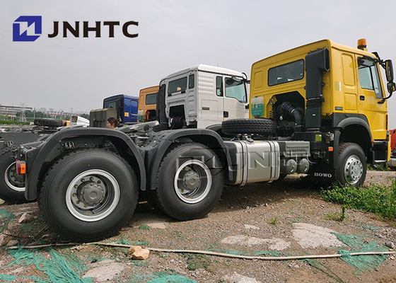 371HP Sinotruk HOWO 6X4 টিপার ট্রাক হলুদ 25 টন
