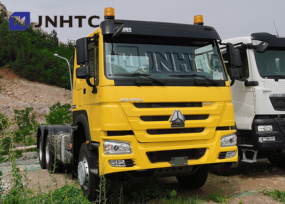 371HP Sinotruk HOWO 6X4 টিপার ট্রাক হলুদ 25 টন