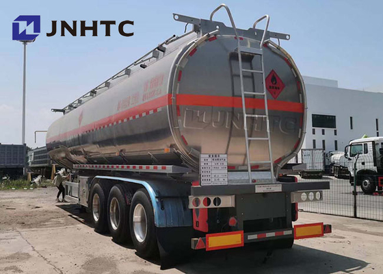 অ্যালুমিনিয়াম 45000L তেল ট্যাঙ্কার ট্রেলার 3 এক্সেল Q235 Q345