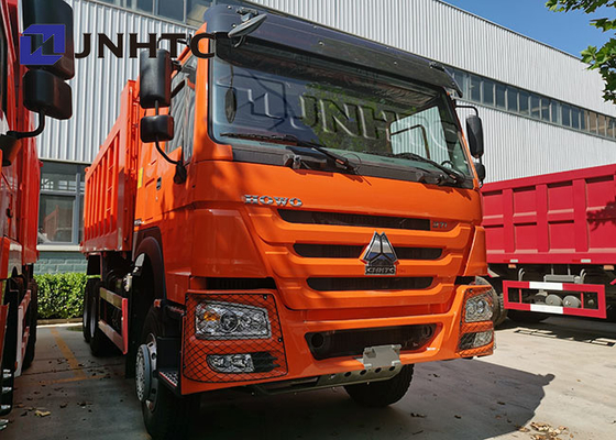 অফ রোড 20 Cbm অরেঞ্জ সিনোট্রাক ডাম্প ট্রাক HOWO 6x4