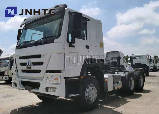 371HP Sinotruk Howo 6x4 25 টন ডিজেল ট্রাক্টর ট্রাক ট্রেলার হেড সহ