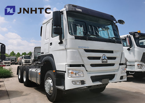 371HP Sinotruk Howo 6x4 25 টন ডিজেল ট্রাক্টর ট্রাক ট্রেলার হেড সহ