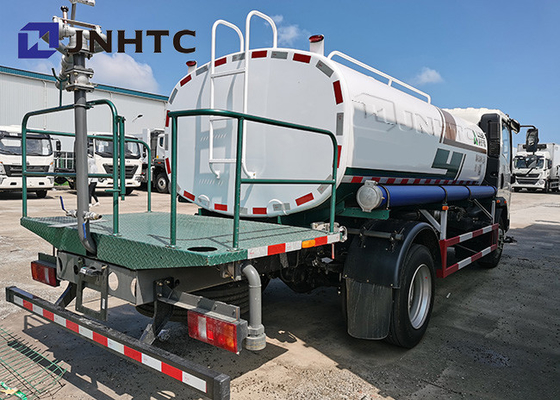 Mini Sinotruk Howo ট্যাঙ্কার ওয়াটার ট্রাক 4x2 10cbm