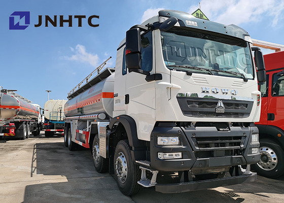 Sinotruk HOWO 8X4 তেল জ্বালানী ট্যাঙ্ক ট্রাক ক্ষমতা 25000 লিটার