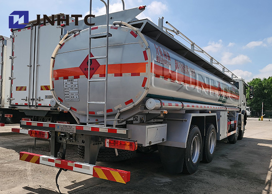 Sinotruk HOWO 8X4 তেল জ্বালানী ট্যাঙ্ক ট্রাক ক্ষমতা 25000 লিটার