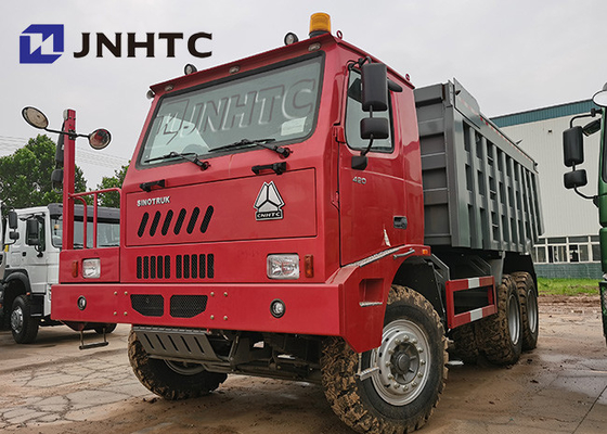 Sinotruck Howo 6x4 আন্ডারগ্রাউন্ড মাইনিং ডাম্প ট্রাক 30কিউবিক 70টন