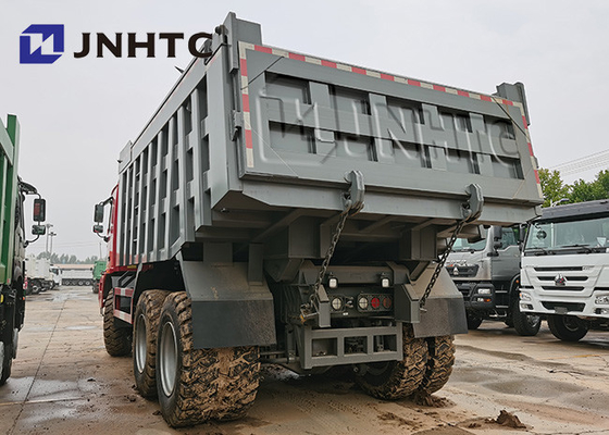 Sinotruck Howo 6x4 আন্ডারগ্রাউন্ড মাইনিং ডাম্প ট্রাক 30কিউবিক 70টন