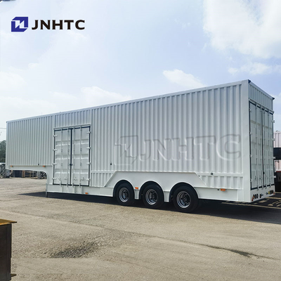 মালবাহী সেমি ট্রাক ট্রেলার 3 এক্সেল 12m 12.5m 40ton 50ton
