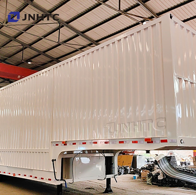 মালবাহী সেমি ট্রাক ট্রেলার 3 এক্সেল 12m 12.5m 40ton 50ton