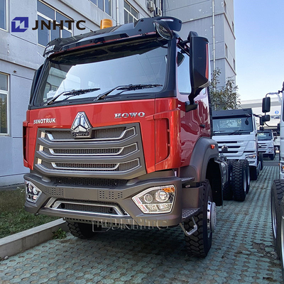 হুও এনএক্স ভারী দায়িত্ব ডাম্প ট্রাক চ্যাসি 6x4 380hp 10 চাকা টপপার ট্রাক চ্যাসি