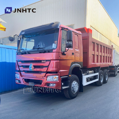 হাও টিপার ট্রাক 6X4 340HP ভারী দায়িত্ব ডাম্প ট্রাক 10 চাকা বাম হাত ড্রাইভ