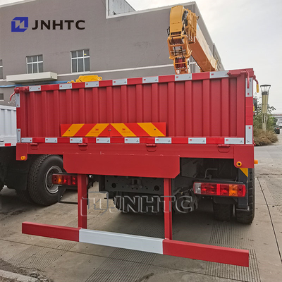 হাও 6x4 সোজা আর্ম ক্রেন ট্রাক 10 চাকা 340hp ক্রেন ট্রাক সঙ্গে মালবাহী