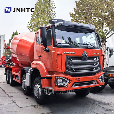 হাও কংক্রিট সিমেন্ট মিক্সার ট্রাক 8X4 380HP 12 চাকা ইউরো 2 4 উচ্চ মানের