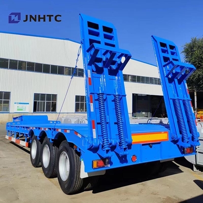 নতুন পণ্য 3 Axles Gooseneck Low Bed Semi Trailer কাস্টমাইজযোগ্য এবং সূক্ষ্ম