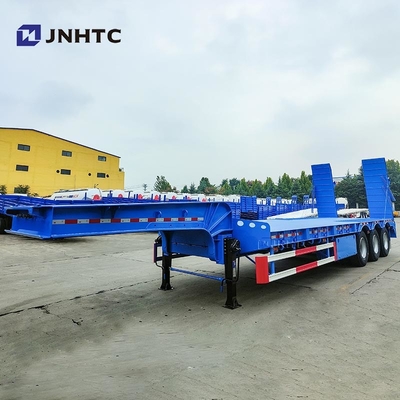 নতুন পণ্য 3 Axles Gooseneck Low Bed Semi Trailer কাস্টমাইজযোগ্য এবং সূক্ষ্ম