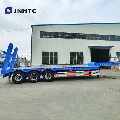 নতুন পণ্য 3 Axles Gooseneck Low Bed Semi Trailer কাস্টমাইজযোগ্য এবং সূক্ষ্ম