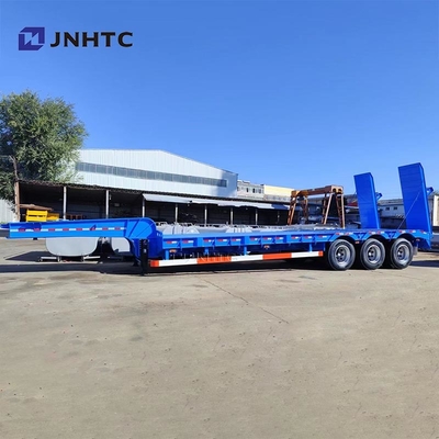 নতুন পণ্য 3 Axles Gooseneck Low Bed Semi Trailer কাস্টমাইজযোগ্য এবং সূক্ষ্ম
