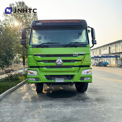 HOWO 6x4 আবর্জনা ট্রাক কম্প্যাক্টর ইউরো 2 বর্জ্য নিষ্পত্তি আবর্জনা পিছন লোডার ট্রাক সবুজ ডিজেল মডেল নতুন