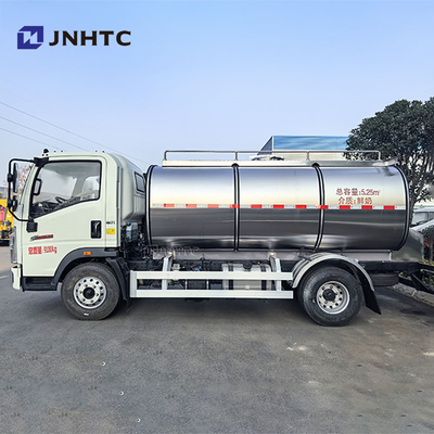 কারখানার দাম 5 Cbms টাটকা দুধ পরিবহনের জন্য ওয়াটার ট্যাঙ্কার ট্রাক
