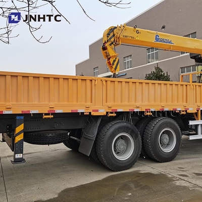 6x4 10 চাকা 380hp 10T ভাল দাম সহ হাও সোজা আর্ম কার্গো
