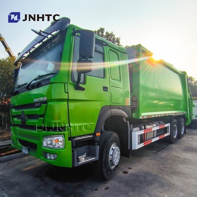 সিনোট্রুক HOWO কম্প্যাক্টর আবর্জনা ট্রাক 6X4 14m3 340HP 10 চাকা গরম বিক্রি