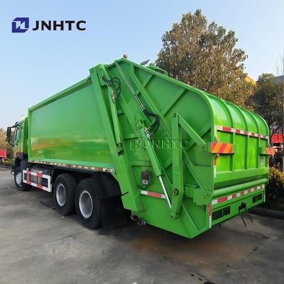 সিনোট্রুক HOWO কম্প্যাক্টর আবর্জনা ট্রাক 6X4 14m3 340HP 10 চাকা গরম বিক্রি
