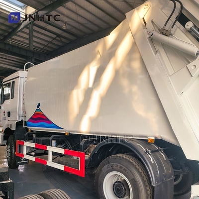 শ্যাকম্যান আবর্জনা কম্প্যাক্ট ট্রাক H3000 345HP 4X2 6 চাকা কম্প্যাক্টর আবর্জনা বিন ট্রাক