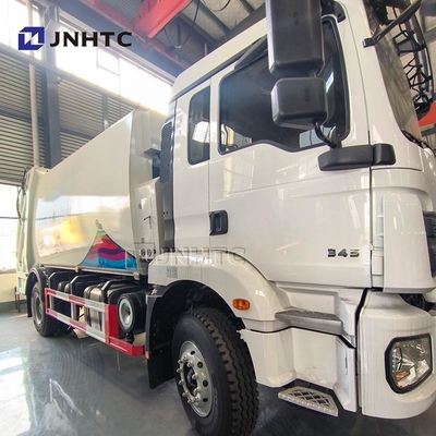 শ্যাকম্যান আবর্জনা কম্প্যাক্ট ট্রাক H3000 345HP 4X2 6 চাকা কম্প্যাক্টর আবর্জনা বিন ট্রাক
