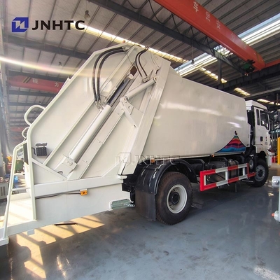 শ্যাকম্যান আবর্জনা কম্প্যাক্ট ট্রাক H3000 345HP 4X2 6 চাকা কম্প্যাক্টর আবর্জনা বিন ট্রাক