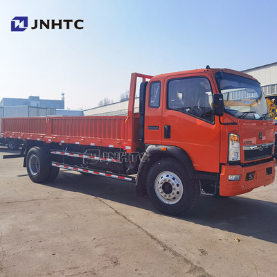 গরম বিক্রয় HOWO কার্গো ট্রাক 4X2 6 চাকা 8-10 টন হালকা ডান ড্রাইভ এয়ার কন্ডিশনার সহ