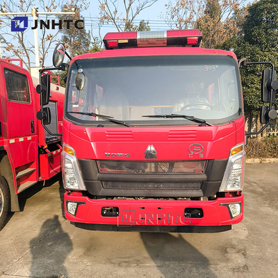 নতুন সিনোট্রাক হাও 4x2 হালকা দায়িত্ব ফায়ার ফাইটিং ট্রাক সঙ্গে জল পাম্প ট্রাক উচ্চ মানের