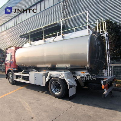 FAW জ্বালানী ট্যাঙ্ক ট্রাক তেল ট্যাঙ্কার 4X2 5M3 6 চাকা আবহাওয়া প্রতিরোধী ইস্পাত ফ্রেম কাঠামো সঙ্গে