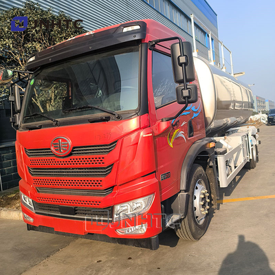 FAW জ্বালানী ট্যাঙ্ক ট্রাক তেল ট্যাঙ্কার 4X2 5M3 6 চাকা আবহাওয়া প্রতিরোধী ইস্পাত ফ্রেম কাঠামো সঙ্গে