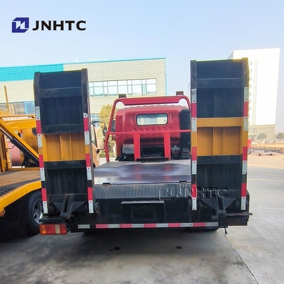 HOWO Wrecker ট্রাক 4x2 5 টন Excavator Loader Loading Tow Wrecker ফ্ল্যাটবেড কার্গো ট্রাক