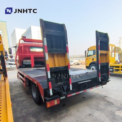 HOWO Wrecker ট্রাক 4x2 5 টন Excavator Loader Loading Tow Wrecker ফ্ল্যাটবেড কার্গো ট্রাক