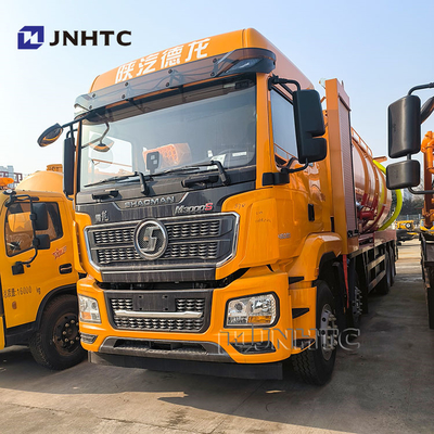 SHACMAN M3000 8X4 18-25m3 12 চাকা ভ্যাকুয়াম নিকাশী শোষণ ট্রাক সস্তা দাম গরম বিক্রয়
