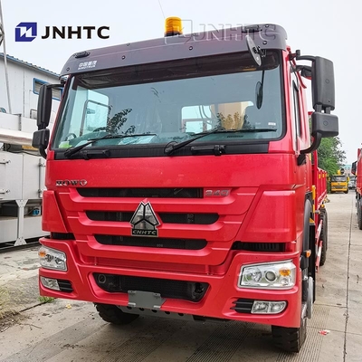 HOWO ট্রেট আর্ম ক্রেন ট্রাক 6X4 10 চাকা 340hp 10 টন ক্রেন সহ কার্গো ট্রাক