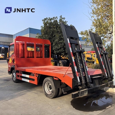 ভাল দাম HOWO Wrecker ট্রাক 4X2 165HP মিনি Camioneta ফ্ল্যাটবেড কার্গো সঙ্গে সিঁড়ি ট্রাক
