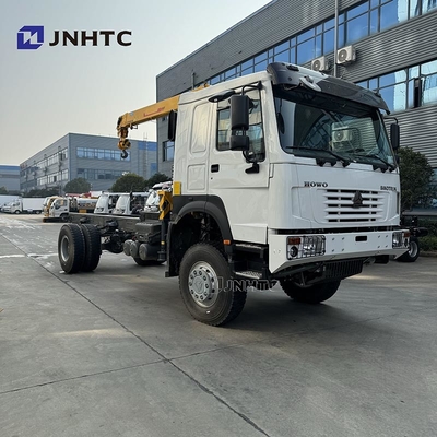 সিনোট্রুক হাও ডিজেল কার্গো ট্রাক 4x4 6 হুইলার চ্যাসি ক্রেন সহ কম দাম