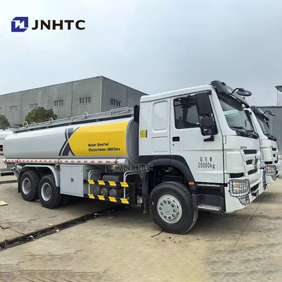 সিনোট্রুক হাও তেল ট্যাঙ্ক ট্রাক 6x4 340hp ক্ষমতা 12 চাকা জ্বালানী ট্যাঙ্ক ট্রাক বিক্রয় জন্য