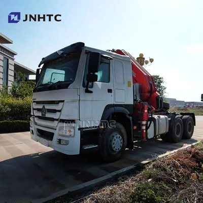 কারখানার দাম সিনোট্রাক HOWO 6x4 ট্যাক্টর ট্রাক 10 টন ভাঁজ ক্রেন সঙ্গে