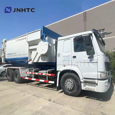 HOWO NX আবর্জনা ট্রাক কম্প্যাক্টর 6x4 290HP ক্যান পরিষ্কারের ট্রাক আবর্জনা কম্প্যাক্টর ট্রাক