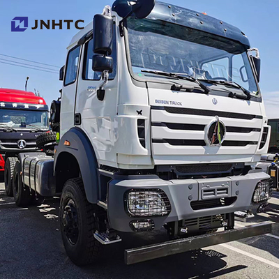 শ্রেষ্ঠ Beiben ট্র্যাক্টর ট্রাক Euro3 EGR 380hp 6x6 প্রাইম মুভার এবং দীর্ঘ সেবা জীবন সঙ্গে ট্রেলার