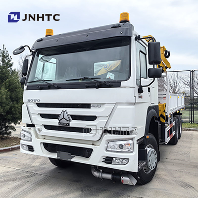 সিনোট্রুক HOWO 6x4 400HP কার্গো ট্রাক 10 টন বুম ক্রেন ট্রাক চীন কারখানা